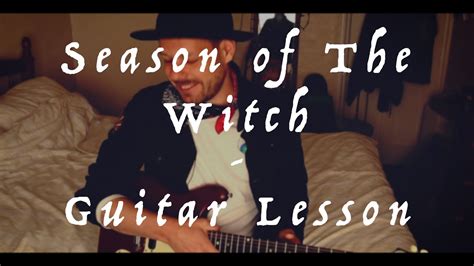 Mysterious witch guitar maestro